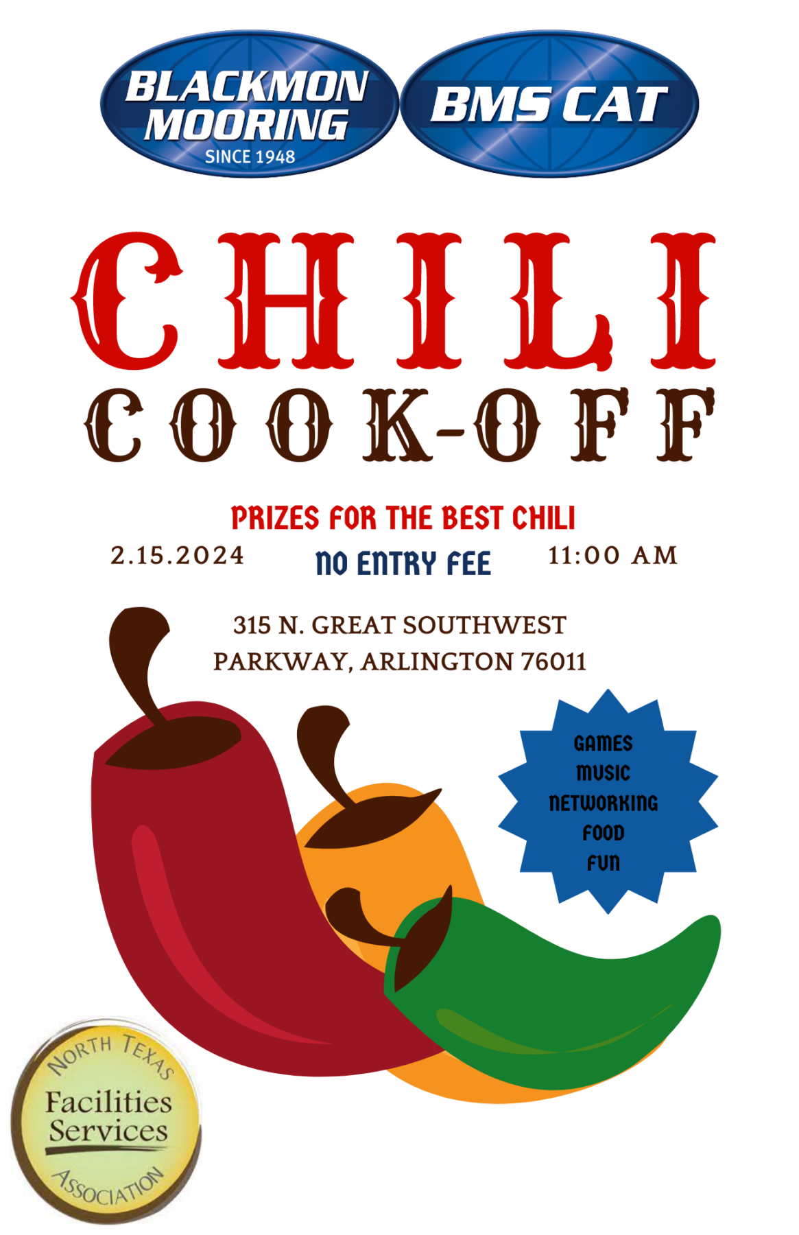 DFW Chili Cook Off 2024 BMS CAT   NTFSA Chili Cook Off Event Flyer 